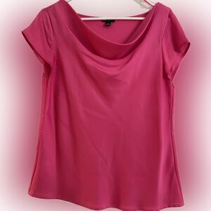 ANN TAYLOR Pink Women's Cowl Neck Top